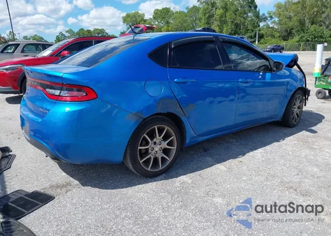 2015 Dodge Dart Sxt из США, поврежденный, VIN 1C3CDFBB5FD225037